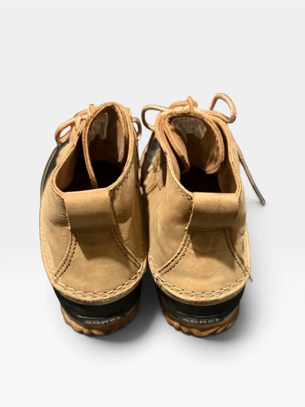 Sorel Women's Tan and Black Duck Boots